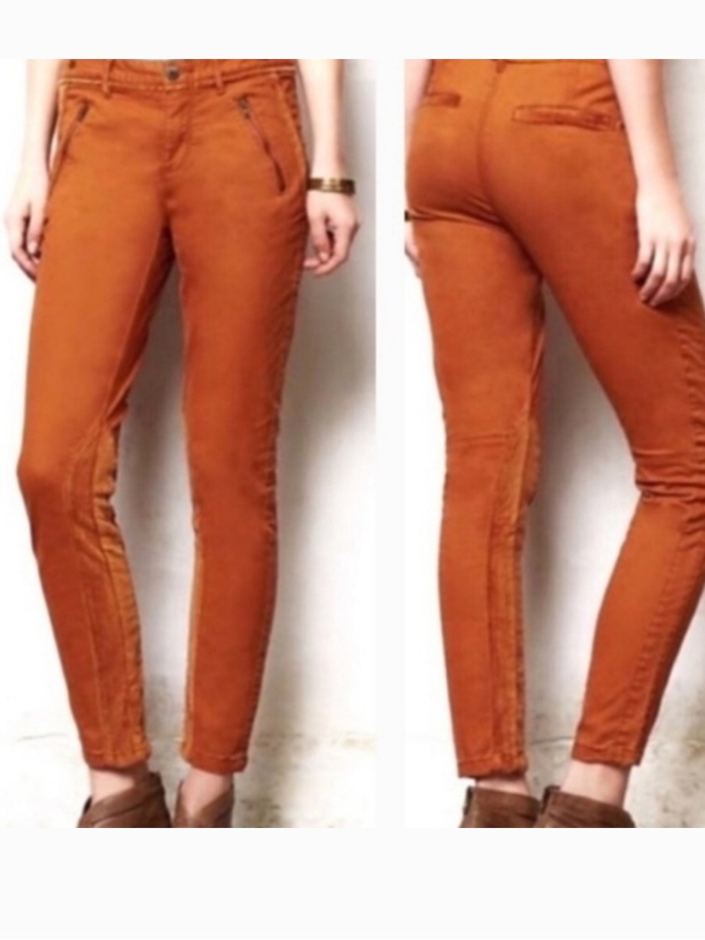 Pilcro and the Letterpress Picardy Jodhpur Velvet Riding Pants 10P